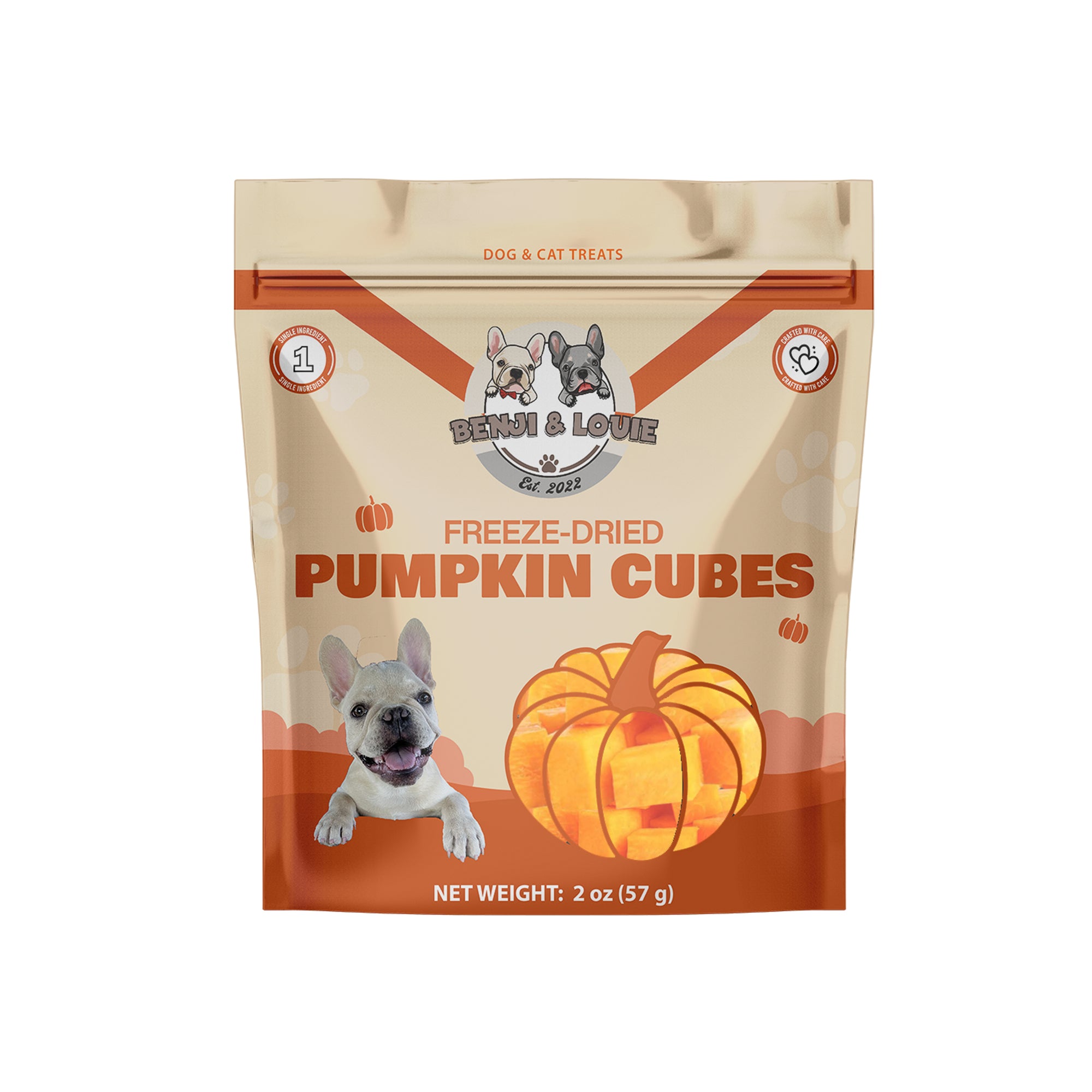 Freeze Dried Pumpkin Cubes