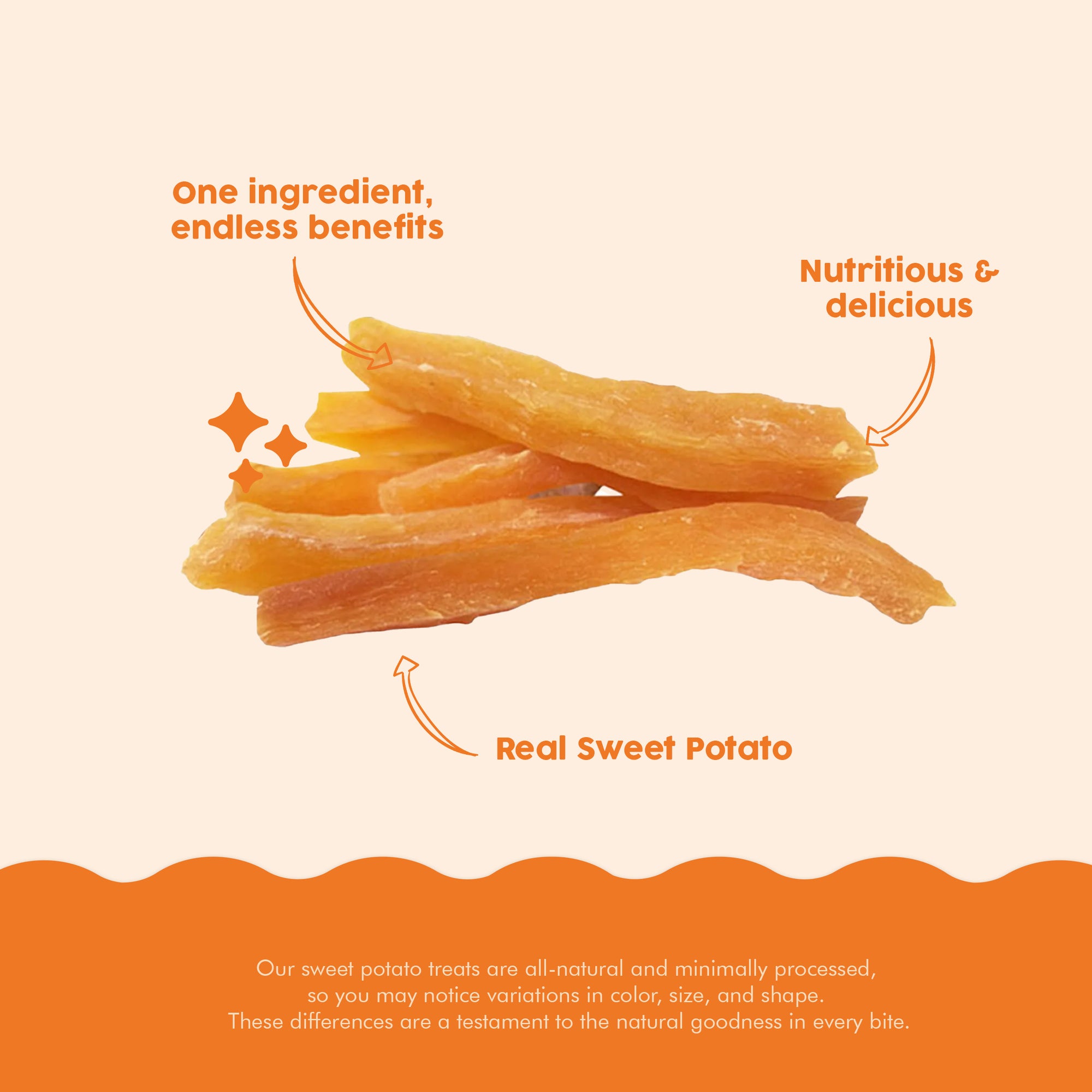 Air Dried Sweet Potato Strips